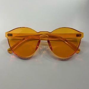 NEW! Orange acrylic sunglasses